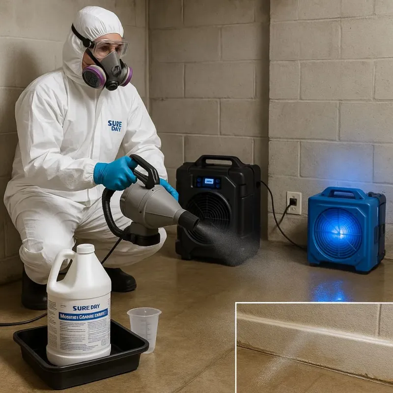 Sanitization and Odor Removal process in Kill Devil Hills, NC